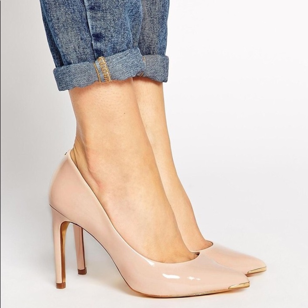 Ted baker Monirra Pointed Toe nude Pump